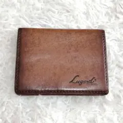 青木鞄 コインケース Lugard 本革 小銭入れ ブラウン
