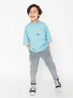 branshes ガーデナーテーパードデニムパンツ　130