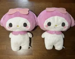 サンリオ ゆるかわ でかぱる ぬいぐるみ マイメロディ 2点セット