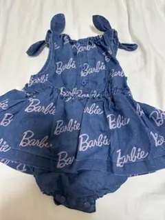 デニム ロンパース