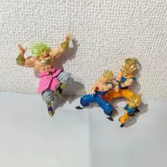 ☆　vs　ドラゴンボールフィギュア　ブロリー　孫悟空　孫悟飯　孫悟天　台座無し