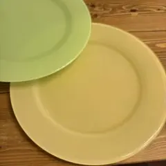 プレート 2枚セット グリーン イエローのサムネイル