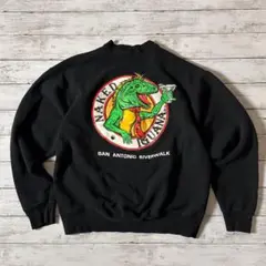 FRUIT OF THE LOOM スウェット XL ブラック USA製イグアナ