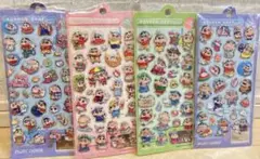 5 クレヨンしんちゃんウォーターシール（水シール）　4枚セット