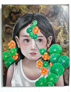西房浩二 油絵4号・横顔・リアリズム人気作家・1点もの - メルカリ