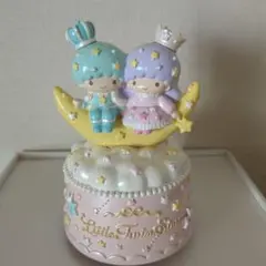 キキララ リトルツインスターズ　ハート形　オルゴール　サンリオ キキララ リトルツインスターズハート形オルゴールサンリオ