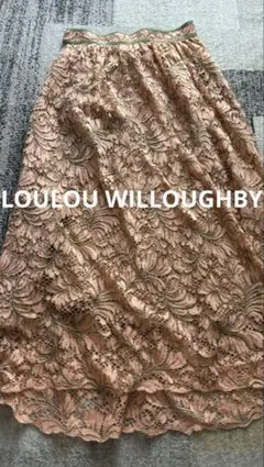 LOULOU WILLOUGHBY らレースフレアスカート