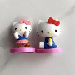 ハローキティ　チョコエッグ　2個セット 指ハート　70年代　ハローキティ