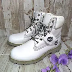 【Timberland】42386☆ホワイト☆8M☆ブーツ☆レディース