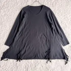 ヨーガンレールリネン絞りチュニック ちょうどよい袖丈 ババグーリお