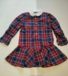 ポロ・ラルフローレン　チェックシャツワンピース　3/3T