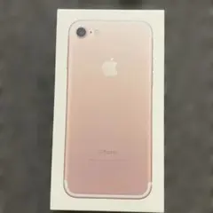 Apple iPhone 7 ローズゴールド箱のみ！！！！