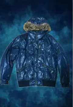 y2k opium ファー付き ダウンジャケット 平成 ギャル男 ライダース