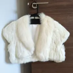 ホワイトファーコート Mサイズ