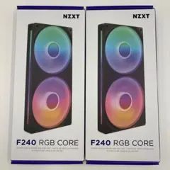 NZXT F240 RGB Core 240mm黒 シングルフレーム 2個セット - メルカリ