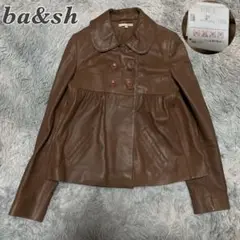 【ba&sh バッシュ】柔らかラムレザー ダブルレザージャケットJC18