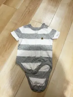 baby GAP ストライプロンパース 6-12ヶ月