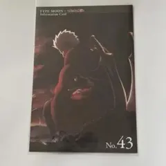 TYPE-MOON　インフォメーションカード　No.43　アーチャー