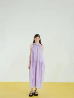 25SS♡PINUE ストライプ フロントギャザーシャツワンピース - メルカリ