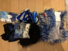 JK 体育祭 青 タスキ リボン盛り髪セット