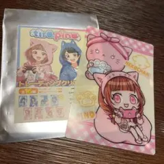 ちろぴの　トレーディングカード 猫耳デザイン