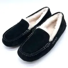 未使用✨UGG アグ アンスレー モカシンシューズ スエード ブラック 24cm