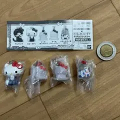 モンチッチ×ハローキティ めじるしアクセサリー 4個セット Ⅰ