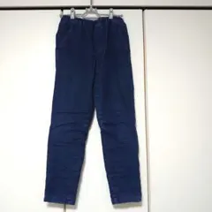美品　ユニクロ　キッズ　ボア　デニムパンツ　１５０センチ インディゴブルー