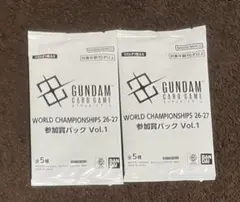 ガンダムカード 店舗予選 WCS 26-27 参加賞パック Vol.1 プロモ - メルカリ