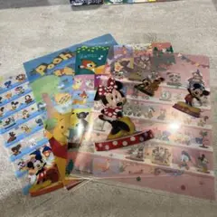 ディズニー キャラクタークリアファイル 4枚セット A4サイズ