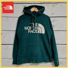 ノースフェイス USA woman's パーカー 裏起毛 グリーン M相等