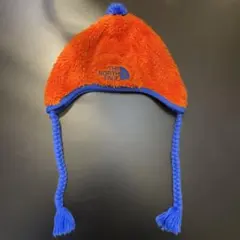 THE NORTH FACE フリースニット帽 オレンジ/青
