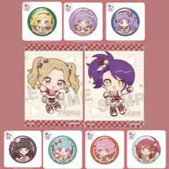 まるくじ　アイカツ！×プリパラ　ブロマイド缶バッジ