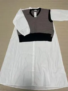 Global Work 長袖シャツワンピース F