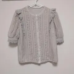 Proportion BodyDressingレースブラウス　ベージュのサムネイル