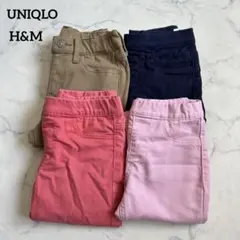 UNIQLO H&M スキニーパンツ4点セット 120