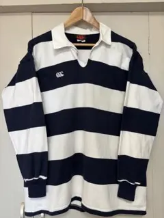 COTTON TRADERS ラガーシャツ ネイビー 長袖ポロシャツ - メルカリ
