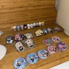 リゼロ キーホルダー ちょこのっこフィギュア ラバーストラップ 缶バッジ セット