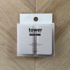 新品未使用towerタワー マグネットシリコーン 鍋つかみ 2個組 ホワイト 白のサムネイル