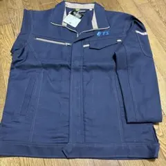 ネイビー ジッパー付きポケット ジャンパー作業着