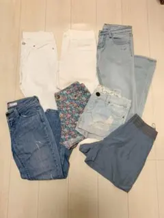 デニム☆ホワイトパンツ☆ショートパンツまとめ売り♡サイズ小さめ