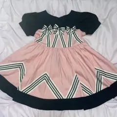 ShirlerTemple ワンピース 110cm ピンク黒