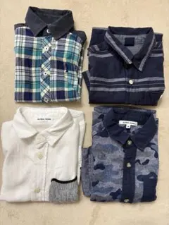 子供用　半袖シャツ　4着セット