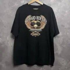 90s☆ハーレーダビッドソンTシャツ☆ミラー☆ビール企業☆ヘインズ