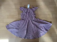 【タグ付き】3can4on ノースリーブワンピース 120