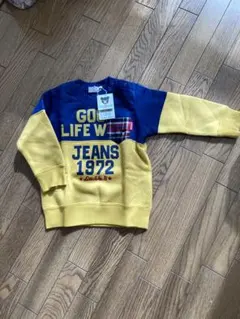 【新品未使用】ミキハウス /ダブルB裏起毛トレーナー 90㎝