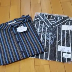 レディース　ストライプシャツ