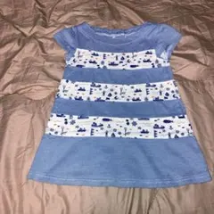 爽やかです❣️ ファミリア　ワンピース　80cm