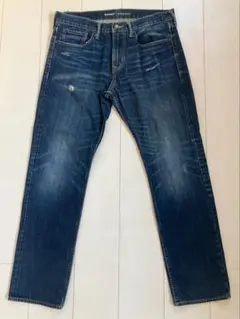 OLD NAVY スリムストレートデニムパンツ　ヴィンテージブルー　34×32