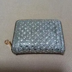 CatAllamanda新品未使用ストーン二つ折り財布＆カード入れ